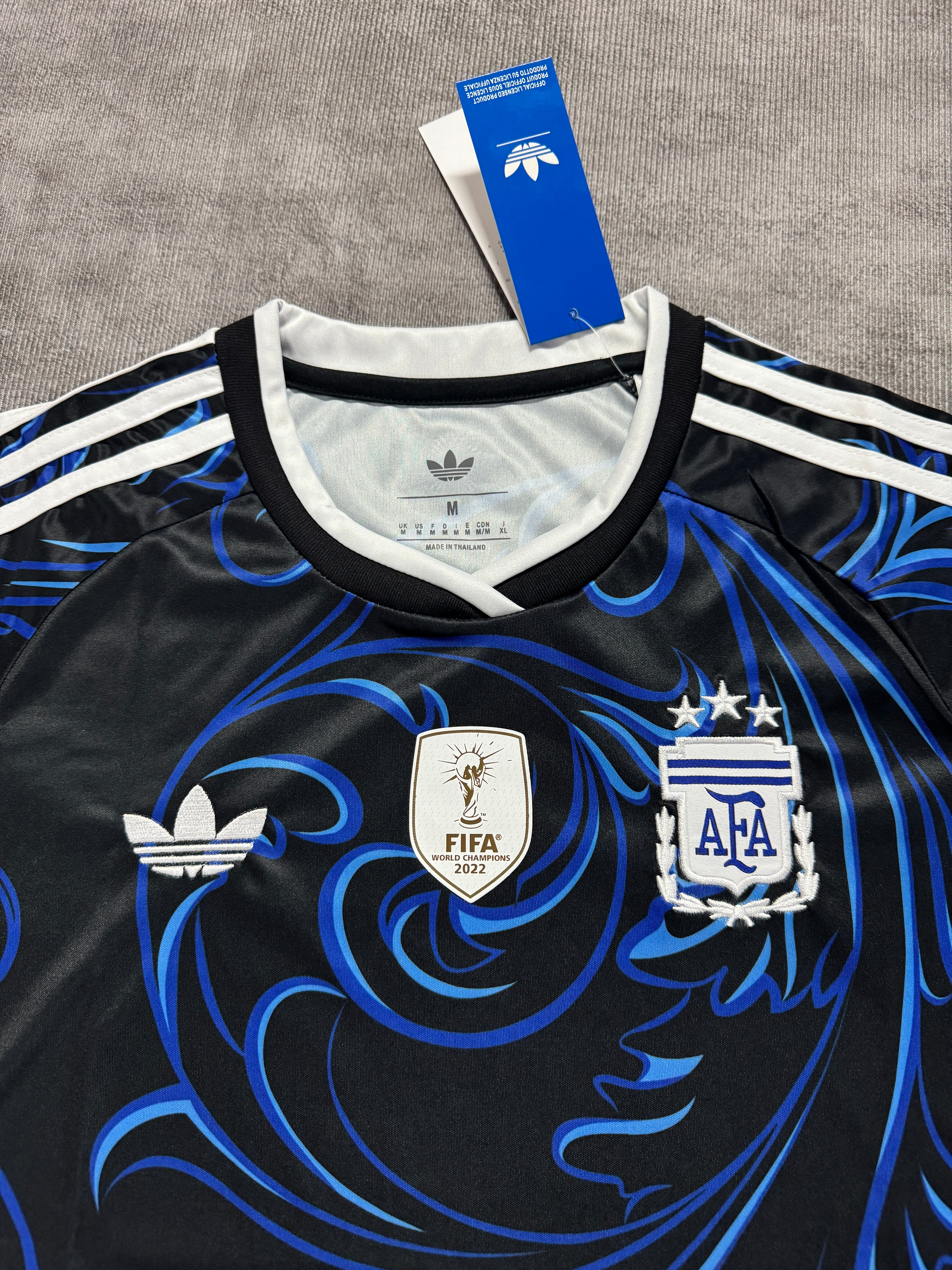 Maglia Donna Argentina Away 2026 – Slim Fit "Barocco Blu"