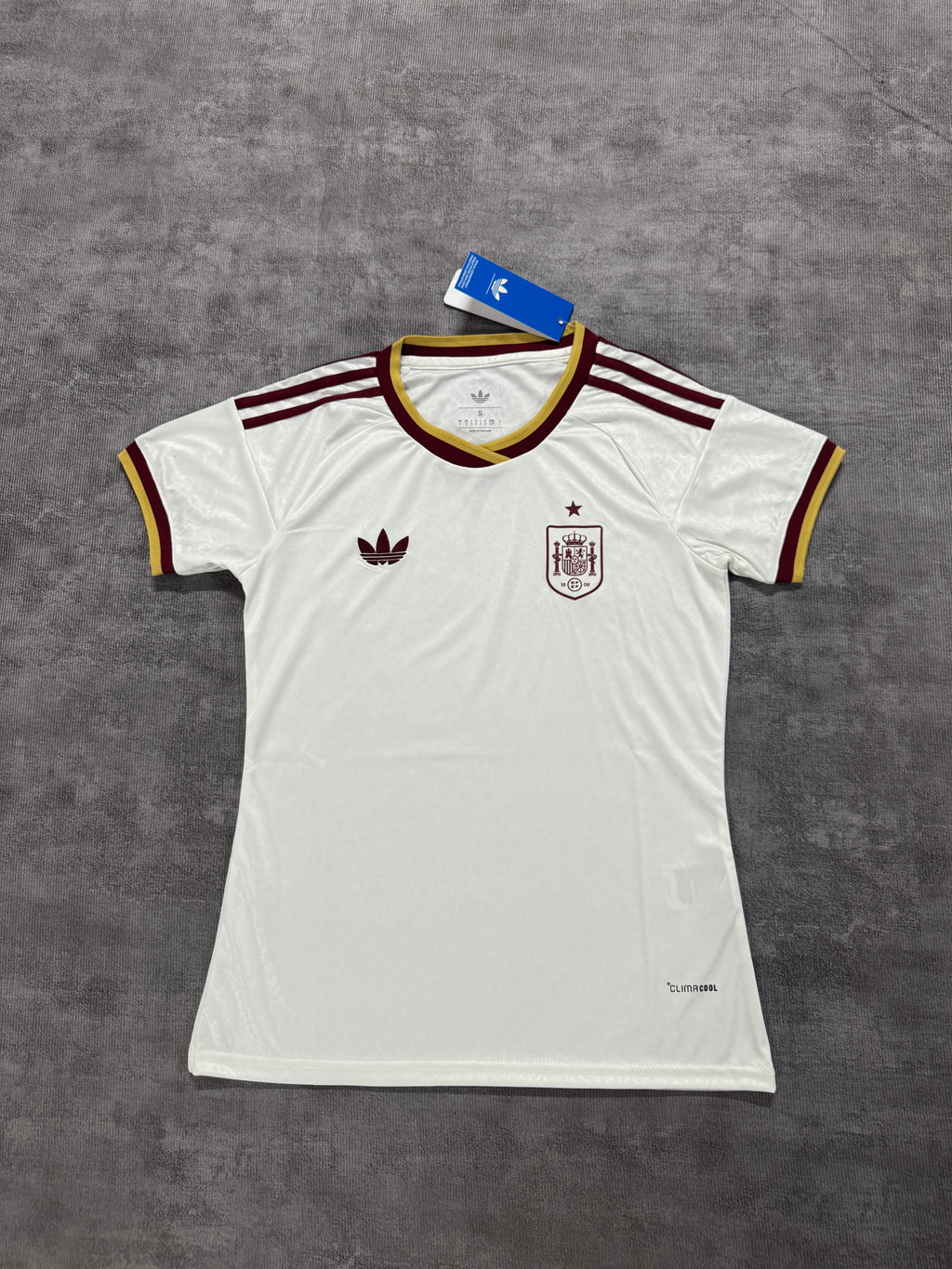 Maglia Donna Spagna Away 2026 – Slim Fit "Ivory Retro"