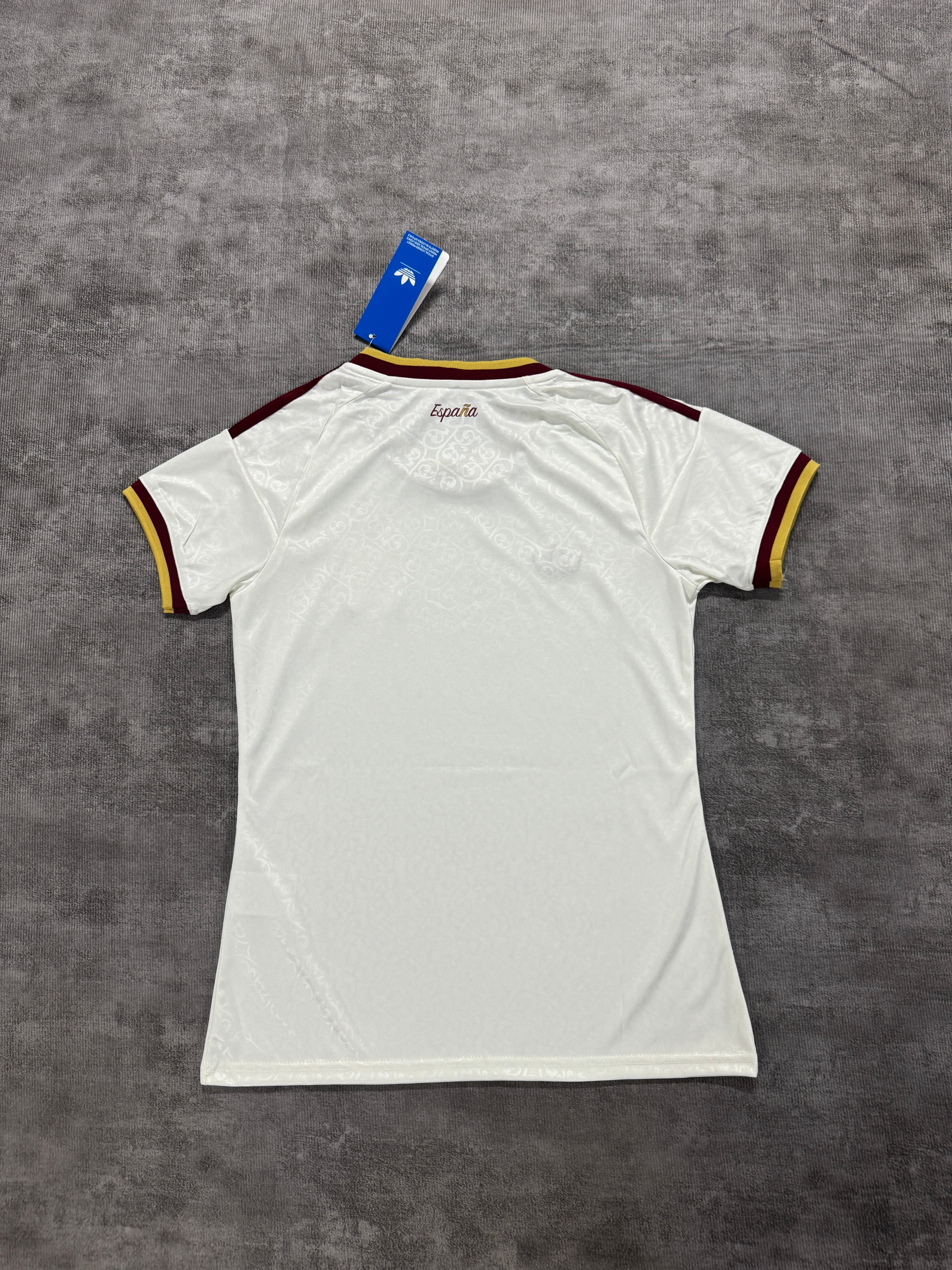 Maglia Donna Spagna Away 2026 – Slim Fit "Ivory Retro"
