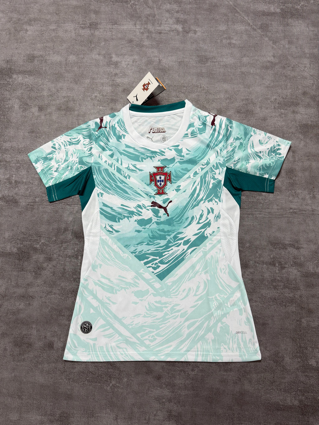 Maglia Donna Portogallo Away 2026 – Slim Fit "Green Lagoon"