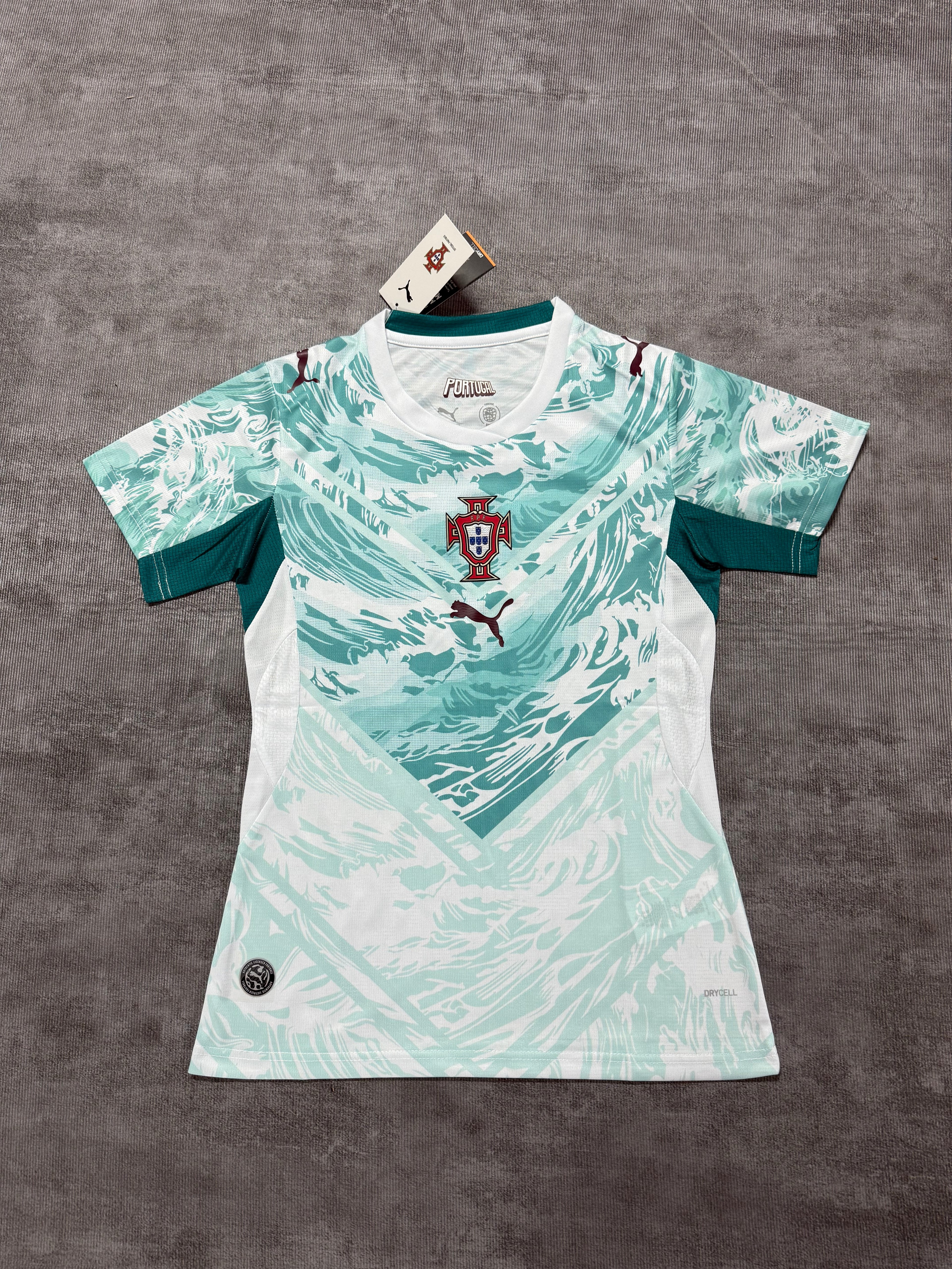 Maglia Donna Portogallo Away 2026 – Slim Fit "Green Lagoon"