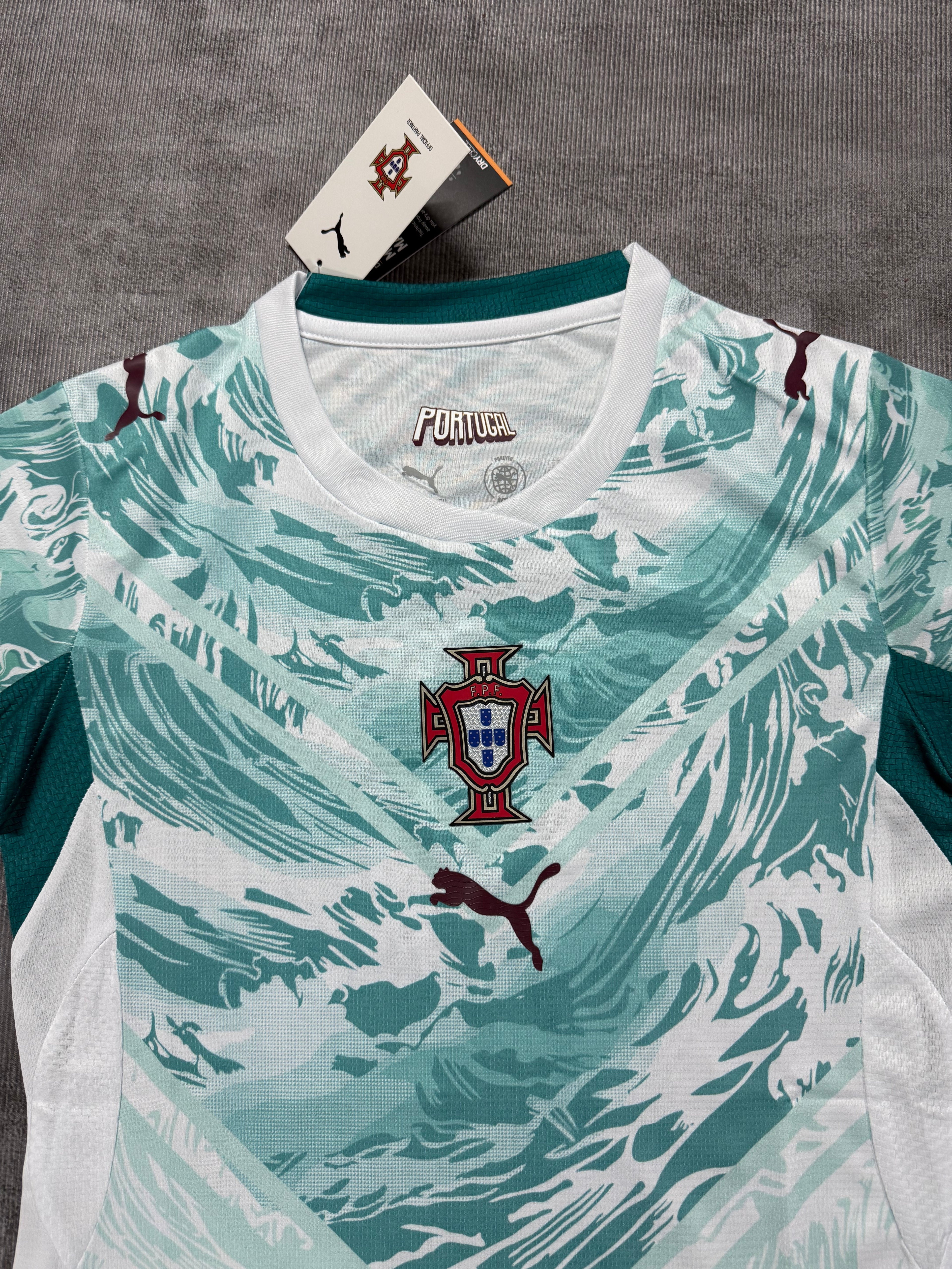 Maglia Donna Portogallo Away 2026 – Slim Fit "Green Lagoon"